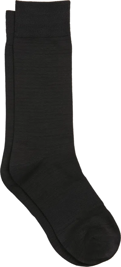 Joseph Abboud Solid Performance Pima Cotton Dress Socks, 1-pair In Black