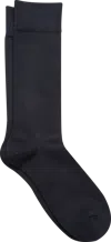Joseph Abboud Solid Ribbed Lux Socks, 1-pair In Black