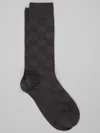 Joseph Abboud Solid Textured Socks, 1-pair In Black