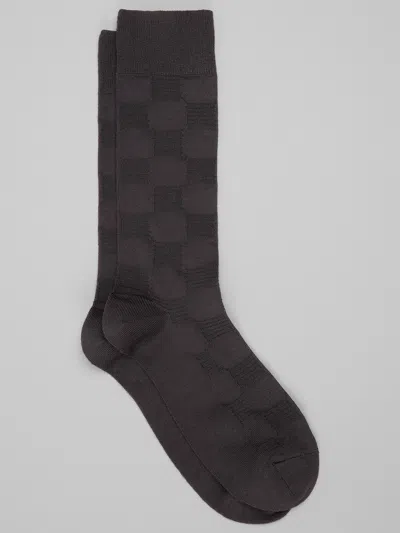 Joseph Abboud Solid Textured Socks, 1-pair In Black