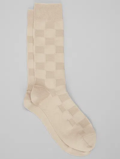 Joseph Abboud Solid Textured Socks, 1-pair In Brown