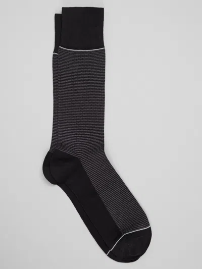 Joseph Abboud Subway Tile Socks, 1-pair In Black