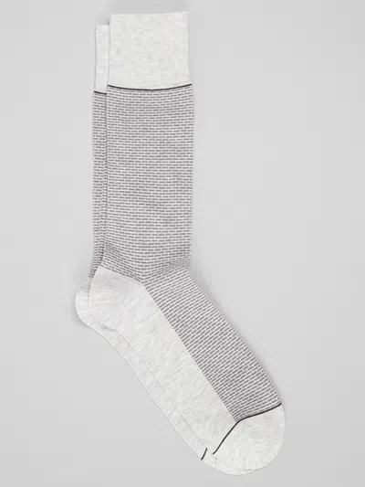 Joseph Abboud Subway Tile Socks, 1-pair In Gray