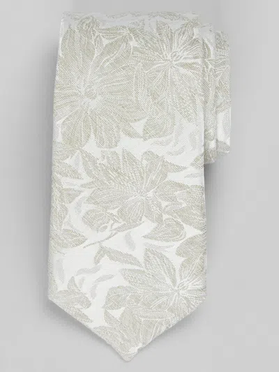Joseph Abboud Tonal Lily Tie In Metallic