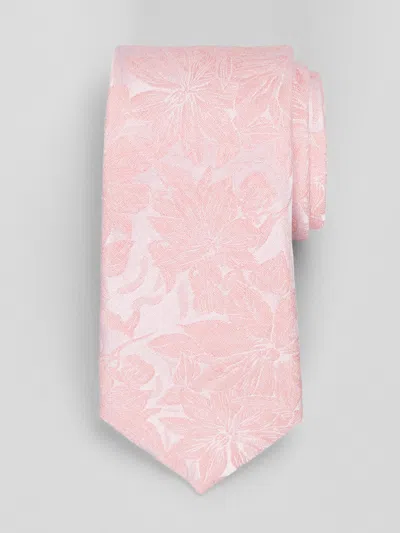 Joseph Abboud Tonal Lily Tie In Orange