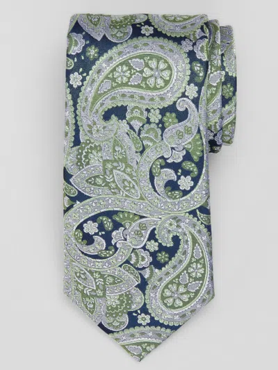Joseph Abboud Two-tone Paisley Tie In Green