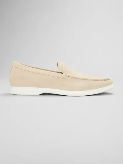 Joseph Abboud Venetian Suede Loafers In Brown