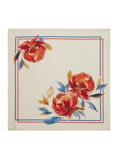 Joseph Abboud Watercolor Floral Silk Pocket Square