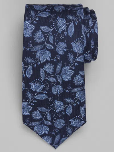 Joseph Abboud Woodland Floral Tie In Blue