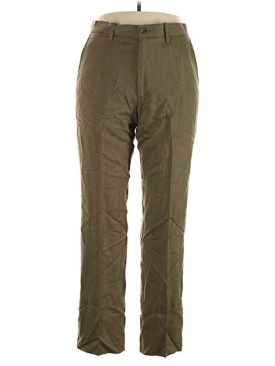 Pre-owned Joseph Abboud Wool Pants In Green