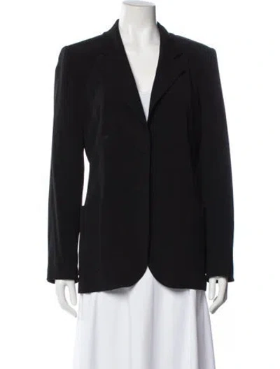 Pre-owned Joseph Acetate Blazer In Black