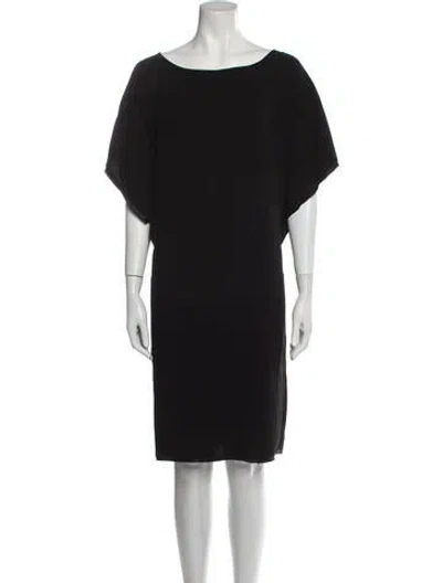 Pre-owned Joseph Acetate Knee-length Dress In Black