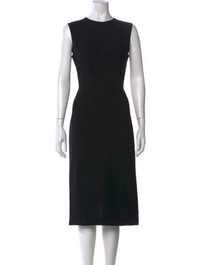Pre-owned Joseph Acetate Knee-length Dress In Black
