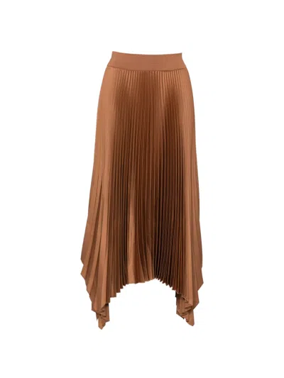 Joseph Ade Asymmetric Skirt In Brown