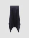 Joseph Ade Knit Weave Plissé Skirt In Blue