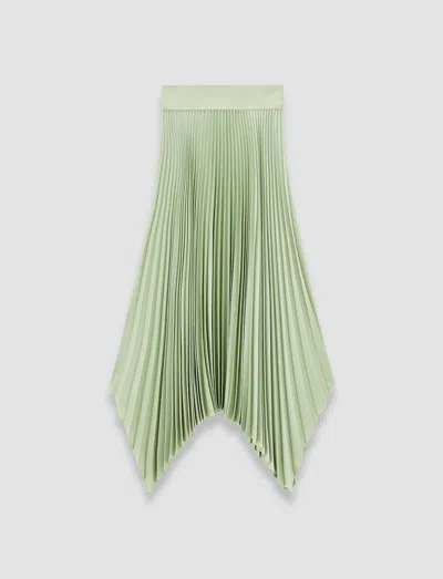 JOSEPH ADE KNIT WEAVE PLISSÉ SKIRT