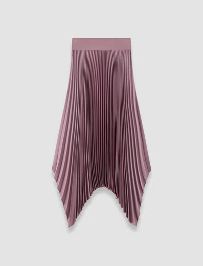 Joseph Ade Knit Weave Plissé Skirt In Multi