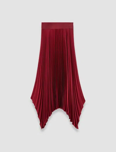 JOSEPH ADE KNIT WEAVE PLISSÉ SKIRT