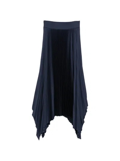 Joseph Ade Plissé-design Skirt In Blue