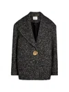 Joseph Agar Speckled Wool-blend Jacket In Multi