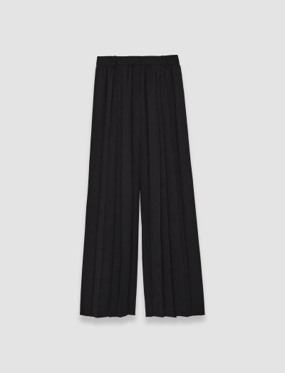 Joseph Airy Plisse Tibre Pant In Black