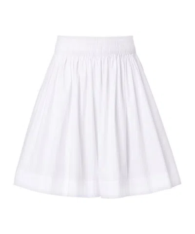 Joseph Aissa Cotton Poplin Bermuda Shorts In White