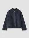 Joseph Aitna Light Suede Jacket In Multi