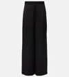 Joseph Alana High-rise Wide-leg Pants In Black