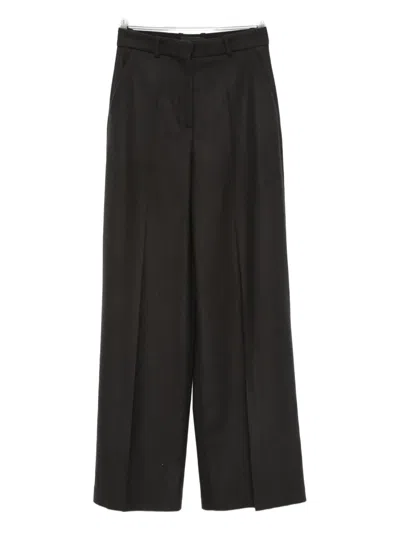 Joseph Alana Pleated-front Trousers In Black