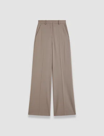 Joseph Alana Tailoring Wool Stretch Trousers In Escargot