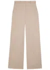 Joseph Alana Wide-leg Stretch-wool Trousers In Neutral