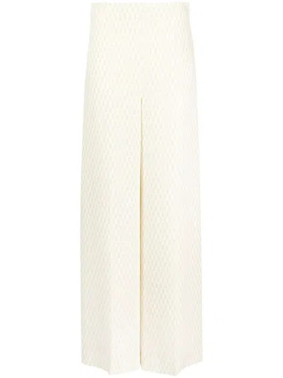 Joseph Alane Geometric-print High-waisted Trousers