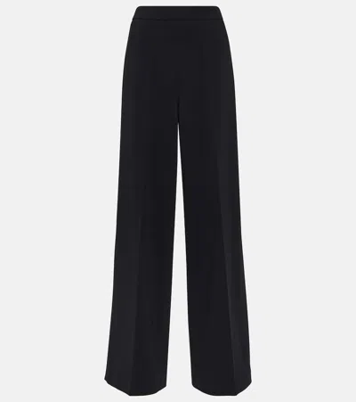 Joseph Alane High-rise Cady Wide-leg Pants In Black