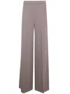 Joseph High Waist Wide Leg Trousers In Purple
