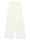 Joseph Light Beige Wide-leg Trousers In 中性色