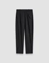 Joseph Alexis Fluid Twill Wool Trousers In Black