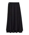 Joseph Alix Cotton Midi Wrap Skirt In Black