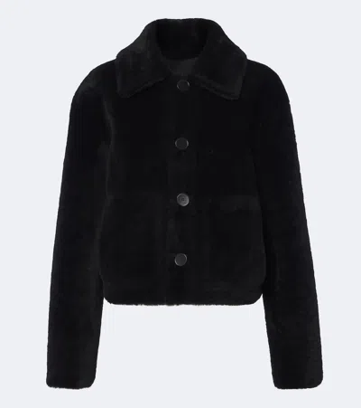 Joseph Alloway Reversible Shearling Jacket In Black