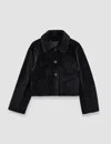 Joseph Alloway Reversible Soft Shearling Jacket In Black