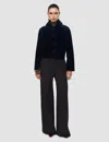 Joseph Alloway Reversible Soft Shearling Jacket In Black