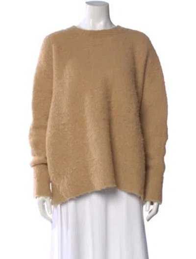 Pre-owned Joseph Alpaca Crew Neck Sweater In Neutral