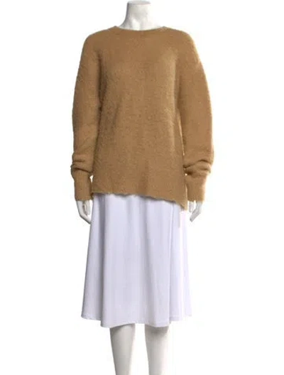 Pre-owned Joseph Alpaca Crew Neck Sweater In Neutrals