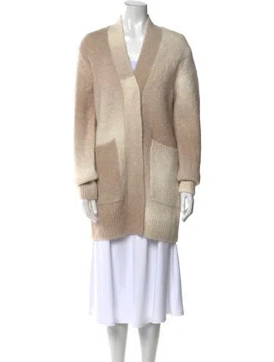 Pre-owned Joseph Alpaca Striped Sweater In Neutral