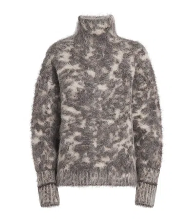 Joseph Alpaca-blend Esme Sweater In Gray