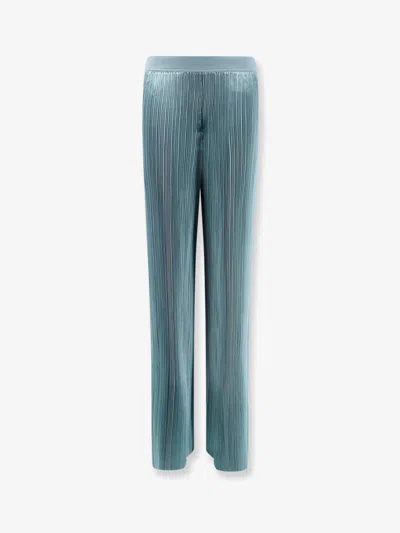Joseph Amber Pleated Trousers In Blue