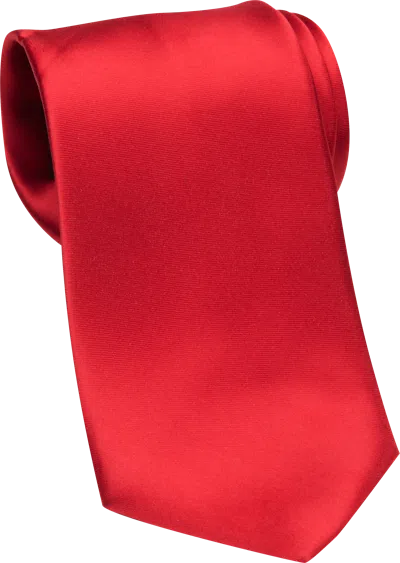 Joseph &amp; Feiss Gold Joseph & Feiss Gold Men's Narrow Washable Tie In Red