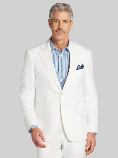 Joseph &amp; Feiss Joseph & Feiss Big & Tall Men's Modern Fit Linen Blend Suit In White