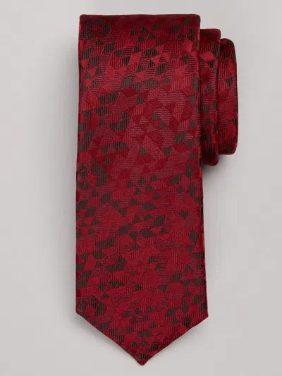 Joseph &amp; Feiss Joseph & Feiss Men's Abstract Tie Burgundy - Size: One Size In Red