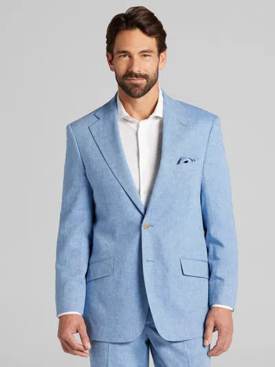 Joseph &amp; Feiss Joseph & Feiss Men's Modern Fit Linen Blend Suit In Blue