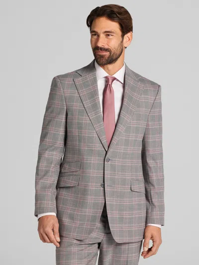 Joseph &amp; Feiss Joseph & Feiss Men's Modern Fit Plaid Suit